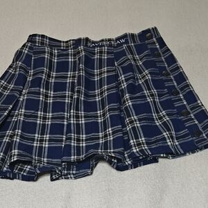 Harry Potter Ravenclaw Pleated Plaid Skirt